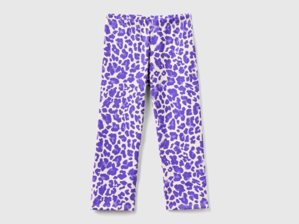 Benetton, Animalier-leggings, größe 116, Bunt, female