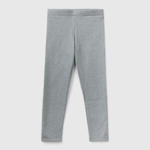 Benetton, Warme Angeraute Leggings, größe 2XL, Dunkelgrau, female