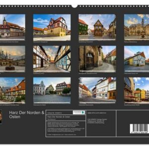 CALVENDO Wandkalender Harz Der Norden & Osten (Premium, hochwertiger DIN A2 Wandkalender 2023, Kunstdruck in Hochglanz)