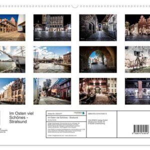 CALVENDO Wandkalender Im Osten viel Schönes - Stralsund (Premium, hochwertiger DIN A2 Wandkalender 2023, Kunstdruck in Hochglanz)