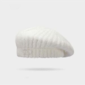 DAYUT Baskenmütze Retro-Barett für Frauen, winddicht und warm im Herbst und Winter (1-St)