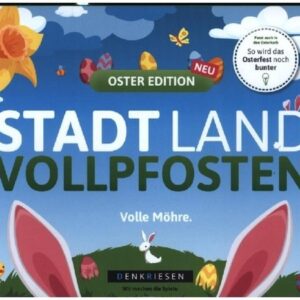 Denkriesen Spiel, STADT LAND VOLLPFOSTEN® - OSTER EDITION - "Volle Möhre.
