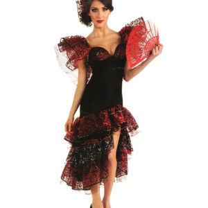 Flamenco Kostümkleid für Karneval M