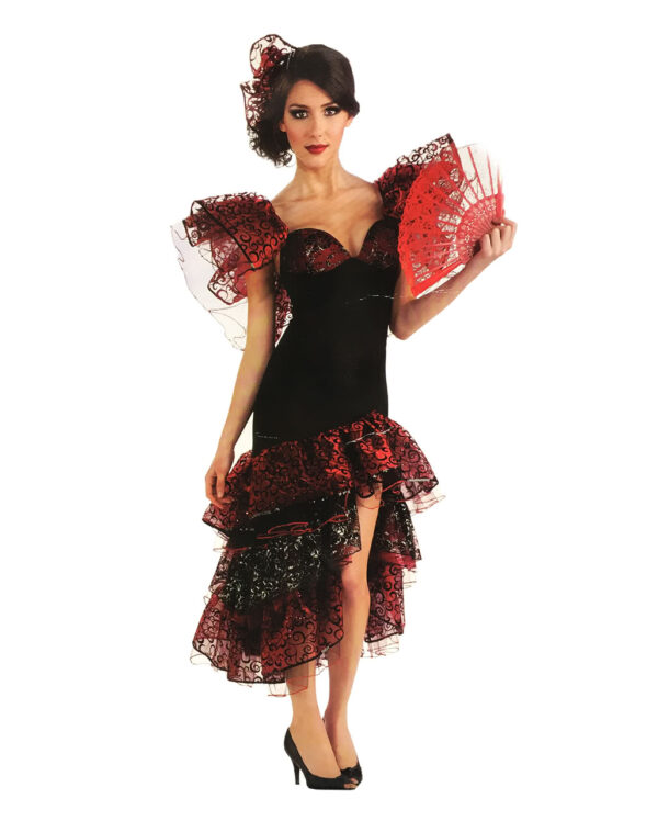 Flamenco Kostümkleid für Karneval M