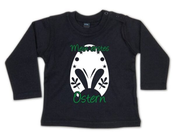 G-graphics Longsleeve Mein erstes Ostern - Osterei Baby Sweater, Baby Longsleeve T, mit Spruch / Sprüche, mit Print / Aufdruck, Geschenk zu Ostern