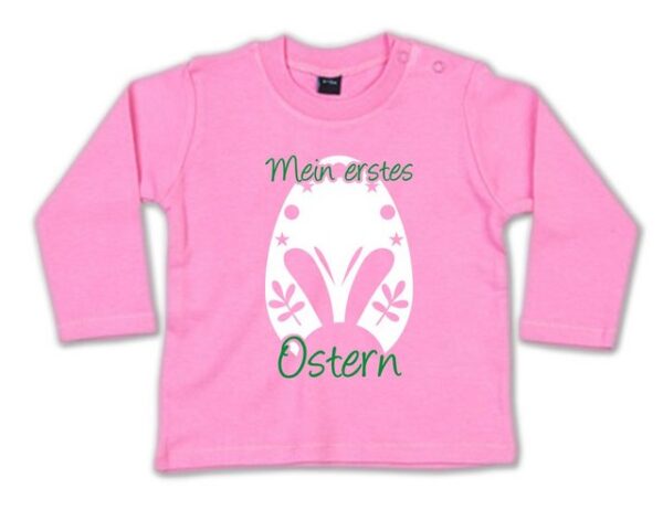 G-graphics Longsleeve Mein erstes Ostern - Osterei Baby Sweater, Baby Longsleeve T, mit Spruch / Sprüche, mit Print / Aufdruck, Geschenk zu Ostern