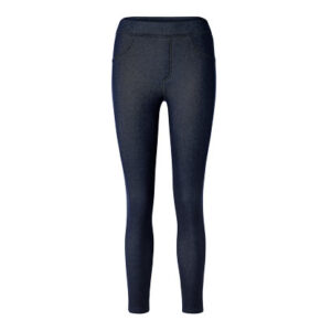 Gefütterte Leggings in Jeansoptik, darkblue denim