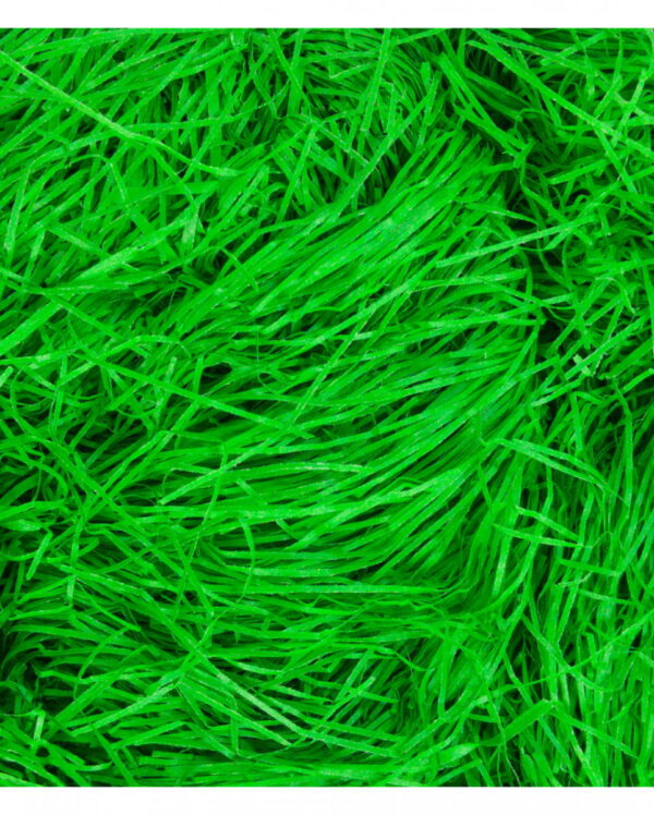 Grünes Ostergras 50 g Papierwolle in hellgrün als Oster Deko