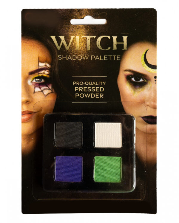 Hexe Make-Up Puder Palette Karneval Schminke