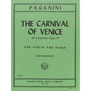 Karneval von Venedig - 20 Variationen op 10