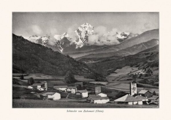 Kunstdruck Schtawler von Zschomari Osten Georgien Swanetien Alpen Alpinismus A1 0, (1 St)