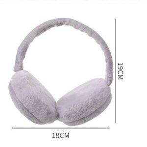 L.Ru UG Ohrenwärmer Herbst- und Winter-Frostschutz-Ohrenschützer für Damen (1-St) Gehörschutz, faltbare Ohrenschützer