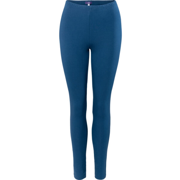 LIVING CRAFTS - Damen Leggings - Blau (94% Bio-Baumwolle; 6% Elasthan), Nachhaltige Mode, Bio Bekleidung