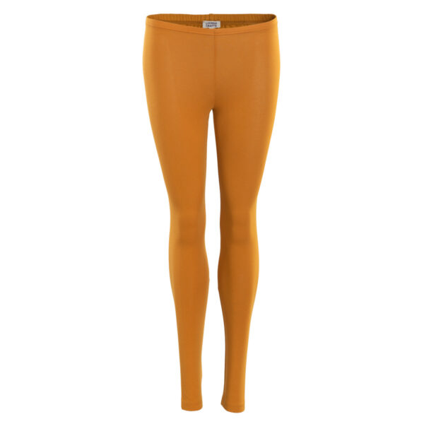 LIVING CRAFTS - Damen Leggings - Braun (92% Bio-Baumwolle; 8% Elasthan), Nachhaltige Mode, Bio Bekleidung