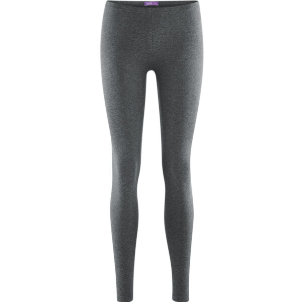 LIVING CRAFTS - Damen Leggings - Grau (92% Bio-Baumwolle; 8% Elasthan), Nachhaltige Mode, Bio Bekleidung