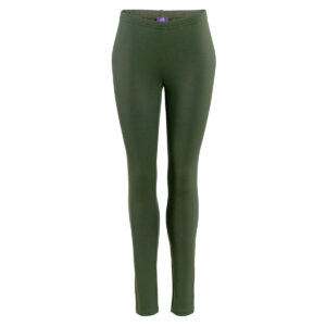 LIVING CRAFTS - Damen Leggings - Grün (94% Bio-Baumwolle; 6% Elasthan), Nachhaltige Mode, Bio Bekleidung