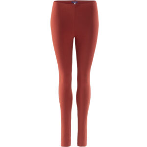 LIVING CRAFTS - Damen Leggings - Rot (92% Bio-Baumwolle; 8% Elasthan), Nachhaltige Mode, Bio Bekleidung