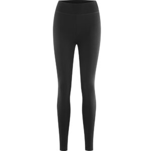 LIVING CRAFTS - Damen Leggings - Schwarz (92% Bio-Baumwolle; 8% Elasthan), Nachhaltige Mode, Bio Bekleidung