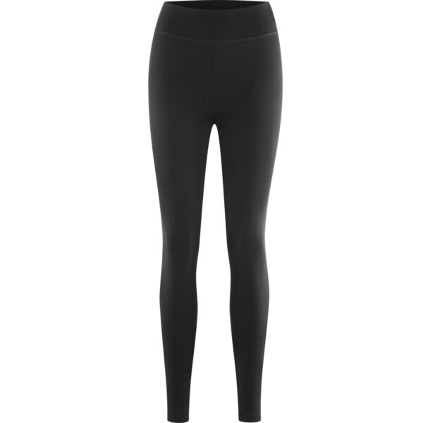 LIVING CRAFTS - Damen Leggings - Schwarz (92% Bio-Baumwolle; 8% Elasthan), Nachhaltige Mode, Bio Bekleidung