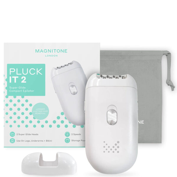 MAGNITONE London PluckIt2 2-in-1 Super Glide Compact Epilator