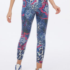 MONACO blue Leggings Lola im Animal Pop Art Print