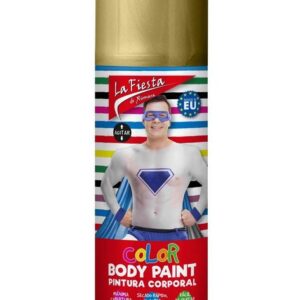 Maskworld Theaterschminke Bodyspray Gold, Make-up-Spray für Halloween, Karneval & Bodypainting