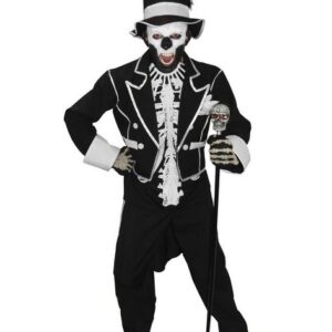 Metamorph Kostüm Baron Samedi, Kultiges Baron Samedi Kostüm für Halloween und Karneval