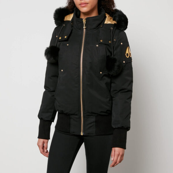 Moose Knuckles Gold Debbie Cotton and Nylon-Blend Bomber Jacket - XS