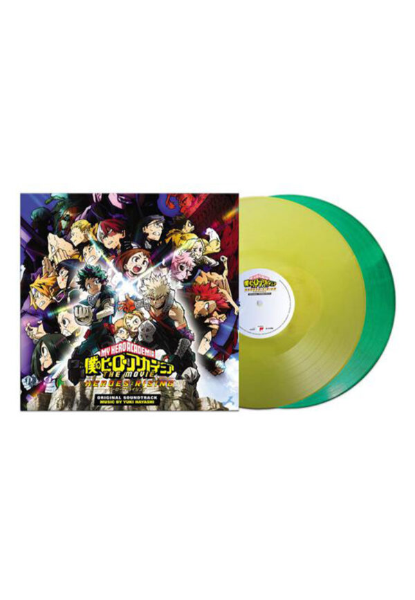 My Hero Academia - My Hero Academia: Heroes Rising OST (Yuki Hayashi) Green & Yellow - Colored 2 Vinyl