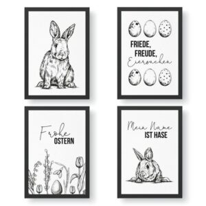 PAPIERDRACHEN Poster Kunstdruck zu Ostern