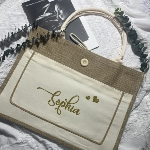 Personalisierte Name Einkaufstasche Tasche mit taschen Ostern Geschenk Säcken Hochzeit Geschenke Für