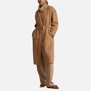 Polo Ralph Lauren Jacky Wool-Blend Wrap Coat - S