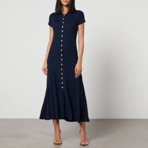 Polo Ralph Lauren Ribbed Wool Maxi Dress - XS