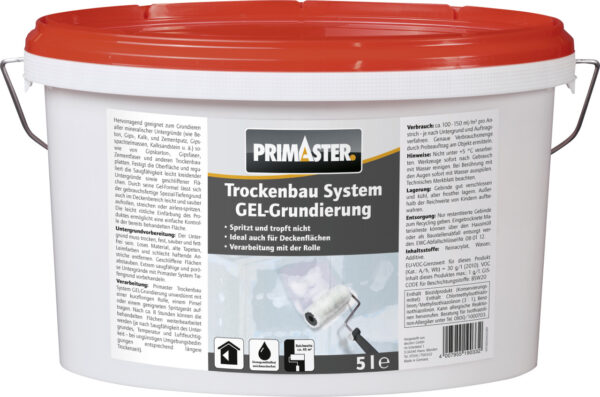 Primaster Gel-Grundierung Trockenbau System 5 l