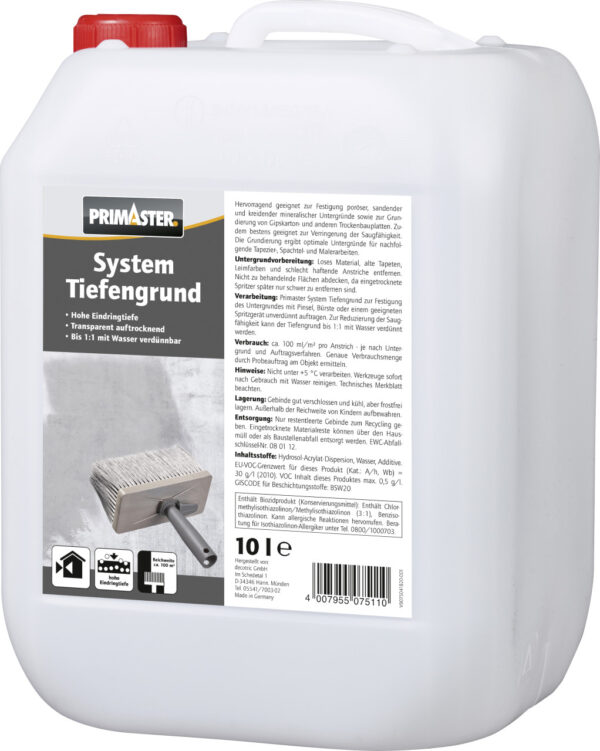 Primaster System Tiefengrund 10 l