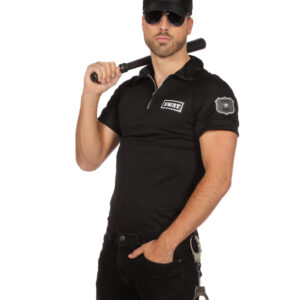 SWAT Agent Herren Kostüm-Shirt für Karneval 56