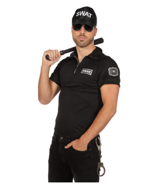 SWAT Agent Herren Kostüm-Shirt für Karneval 56