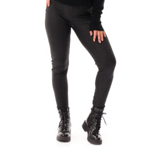 Sarah Kern Leggings mit Reptilstruktur 38 schwarz