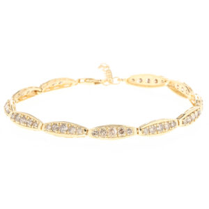 Sascha Heyna Diamantwelten Brillant-Armband, champagnerfarben, 3,83 ct. x Diamant