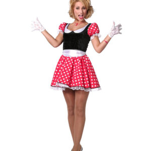 Sexy Minnie Maus Damen Kostüm für Karneval kaufen 46