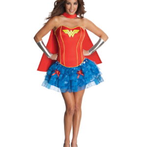 Sexy Wonder Woman Corsagen Kostüm für fasching & Karneval XS