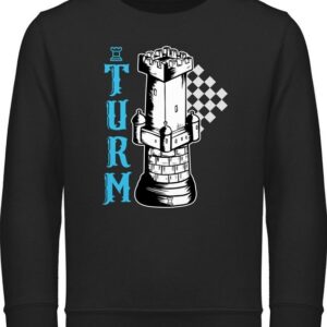 Shirtracer Sweatshirt Schach - Spielfigur - Turm Karneval & Fasching