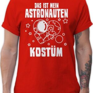 Shirtracer T-Shirt Das ist mein Astronauten Kostüm - Astronaut Weltraum Astronautenkostüm Karneval Outfit