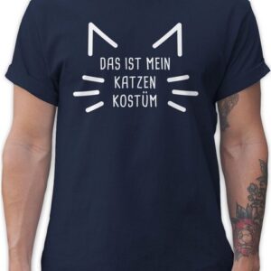 Shirtracer T-Shirt Das ist mein Katzen Kostüm - Cat Katze Katzenkostüm Cats Karneval Outfit