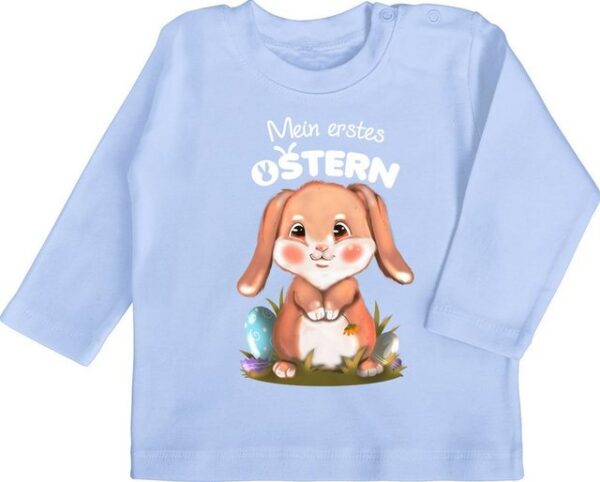 Shirtracer T-Shirt Mein erstes Ostern Hase Aquarell Ostergeschenke