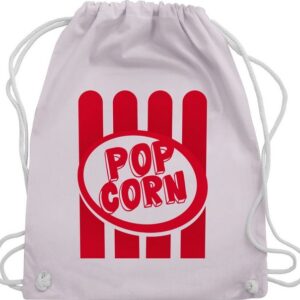 Shirtracer Turnbeutel Popcorn Motiv - Witziges Popcorn Kostüm selber machen, Karneval & Fasching