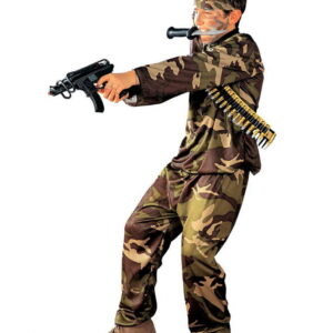 Soldat Uniform Kostüm für Kinder für Karneval L