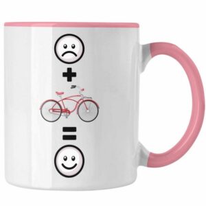 Trendation Tasse Fahrrad Tasse Geschenk für Fahrradfahrer Lustige Geschenkidee :(Fah