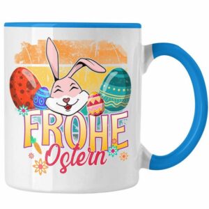 Trendation Tasse Trendation - Tasse Ostern Ostergeschenke Kinder Jugendliche Geschenke Lustige Grafik Osterhase Osterei Frohe Ostern Lustig