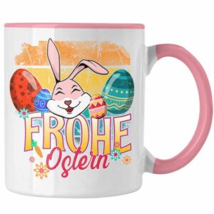 Trendation Tasse Trendation - Tasse Ostern Ostergeschenke Kinder Jugendliche Geschenke Lustige Grafik Osterhase Osterei Frohe Ostern Lustig